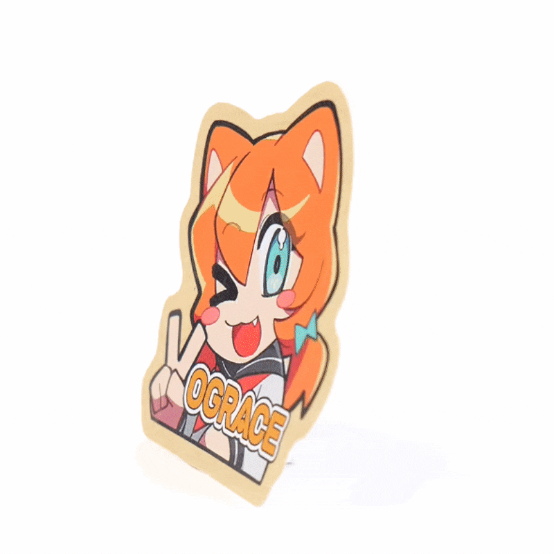 Custom Kraft Paper Stickers - VOGRACE