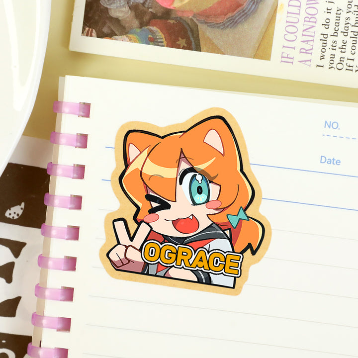 Custom Kraft Paper Stickers - VOGRACE