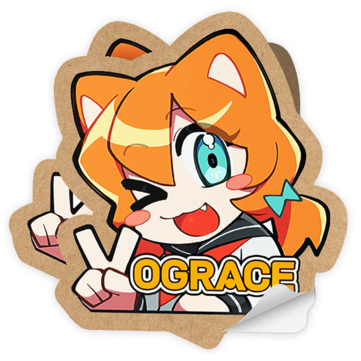 Custom Kraft Paper Stickers - VOGRACE