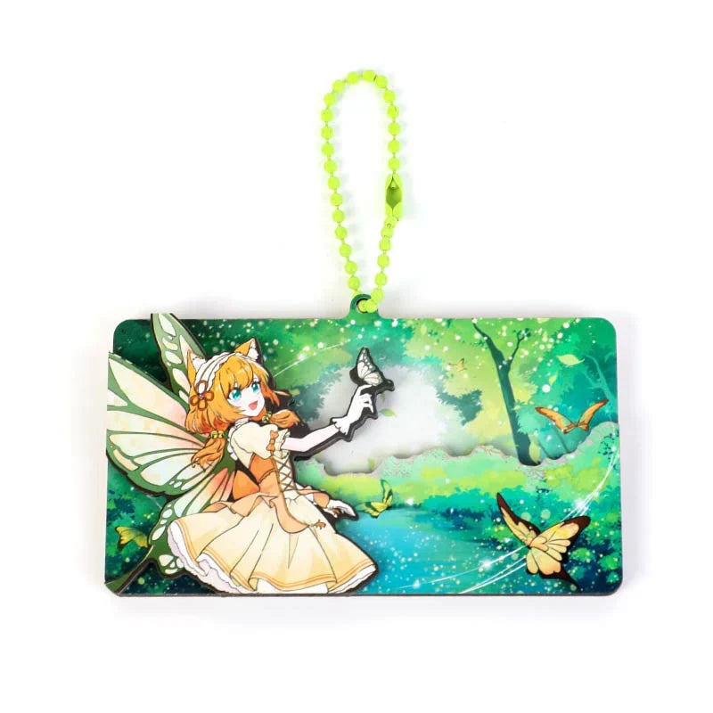 Custom Layered Wood Keychain – VOGRACE