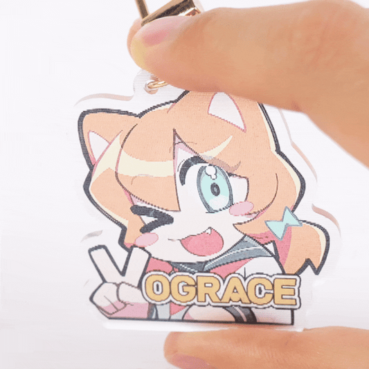 Custom Lenticular Acrylic Keychain
