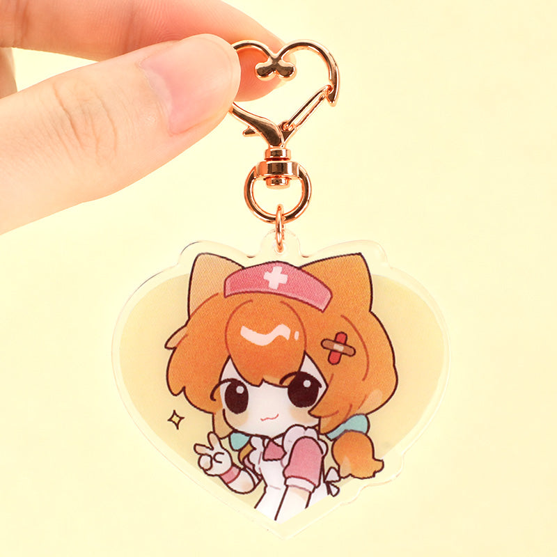 Custom Lenticular Acrylic Keychain