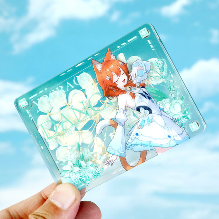 Custom Magnetic Acrylic Pressed Flower Standee