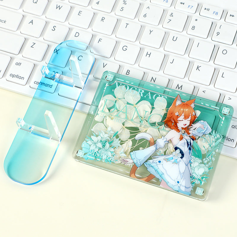 Custom Magnetic Acrylic Pressed Flower Standee