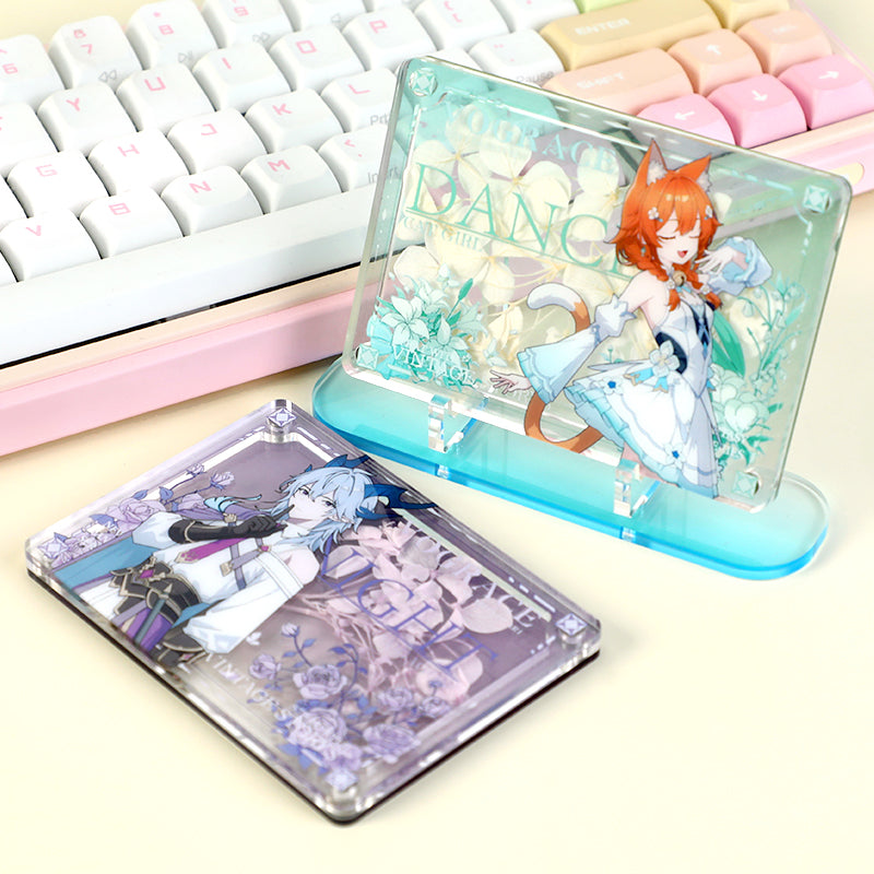 Custom Magnetic Acrylic Pressed Flower Standee