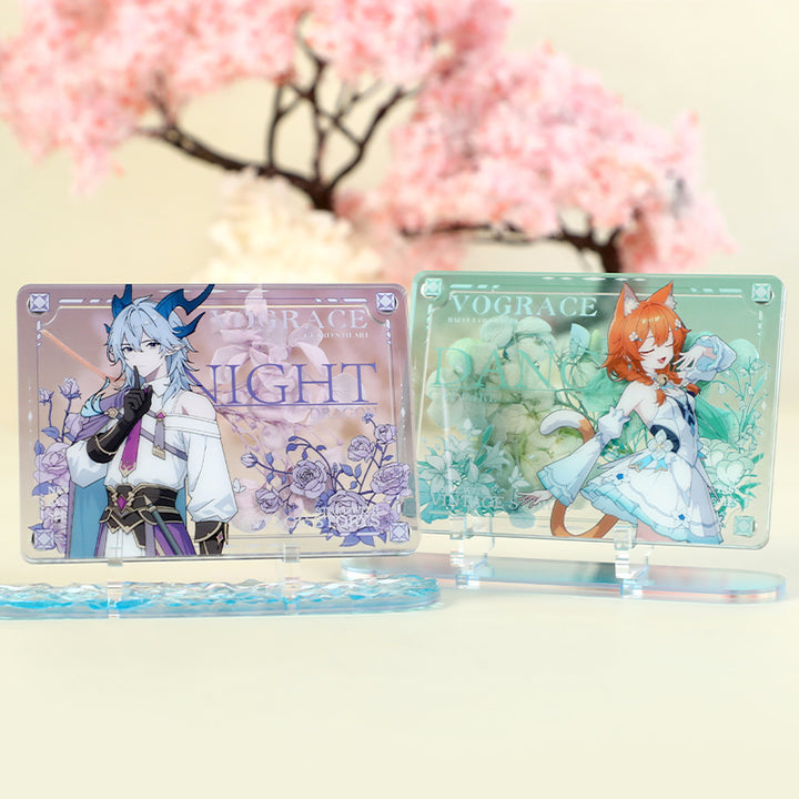 Custom Magnetic Acrylic Pressed Flower Standee