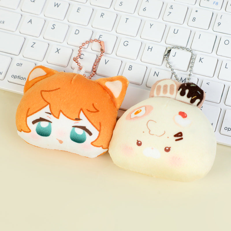 Custom Magnetic Bestie Stick Plush Keychains