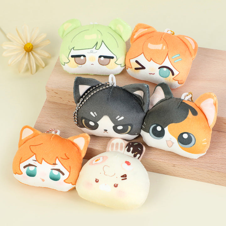 Custom Magnetic Bestie Stick Plush Keychains