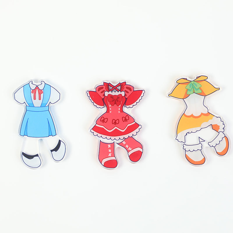 Custom Magnetic Dress-up Acrylic Standees