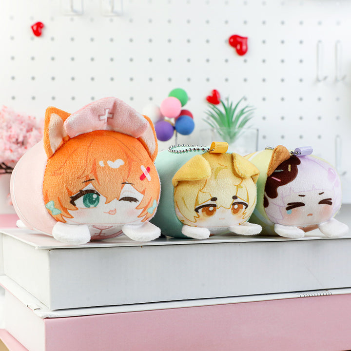 Custom Mochikororin Plush Toy Mascot Keychains