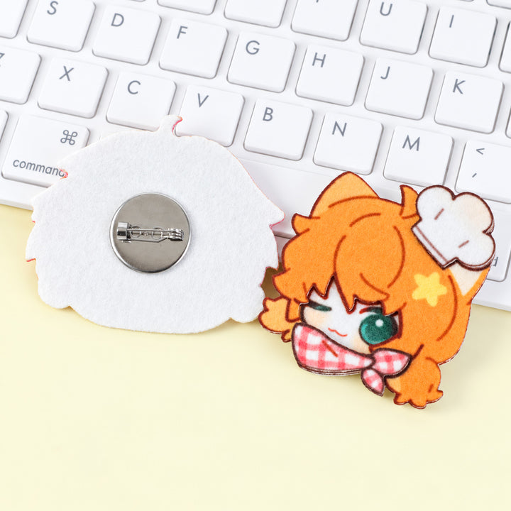 Custom Multi-Layer Felt Badge