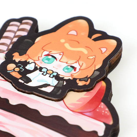 Custom Multilayer Wooden Fridge Magnets - VOGRACE