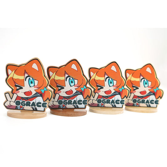 Custom Natural Wooden Standees - VOGRACE