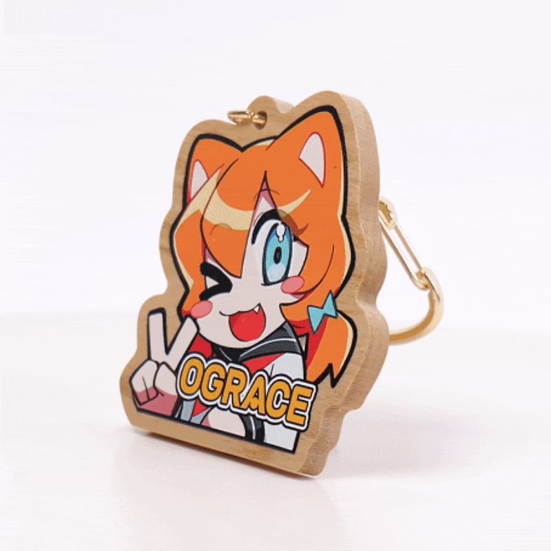 Custom Natural Wooden Keychains – VOGRACE