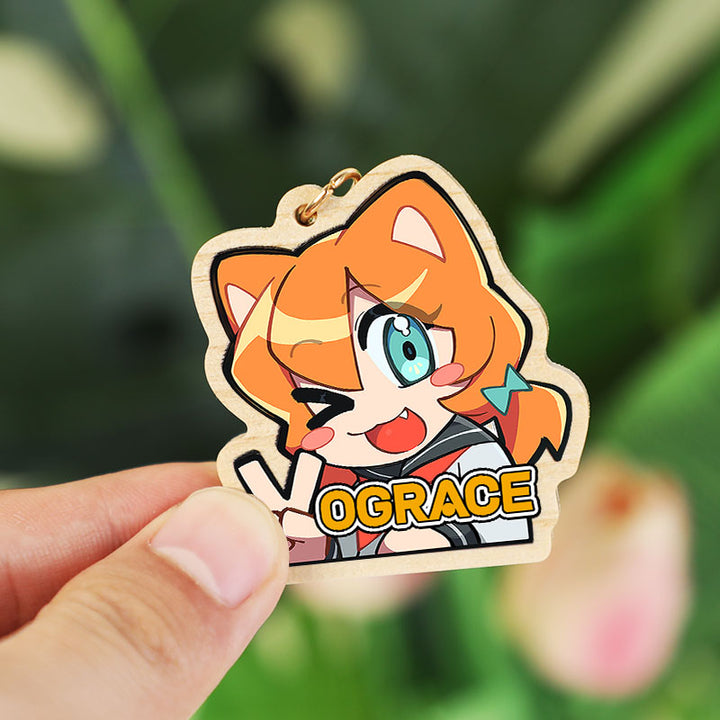 Chaveiros de Madeira Natural Personalizados 