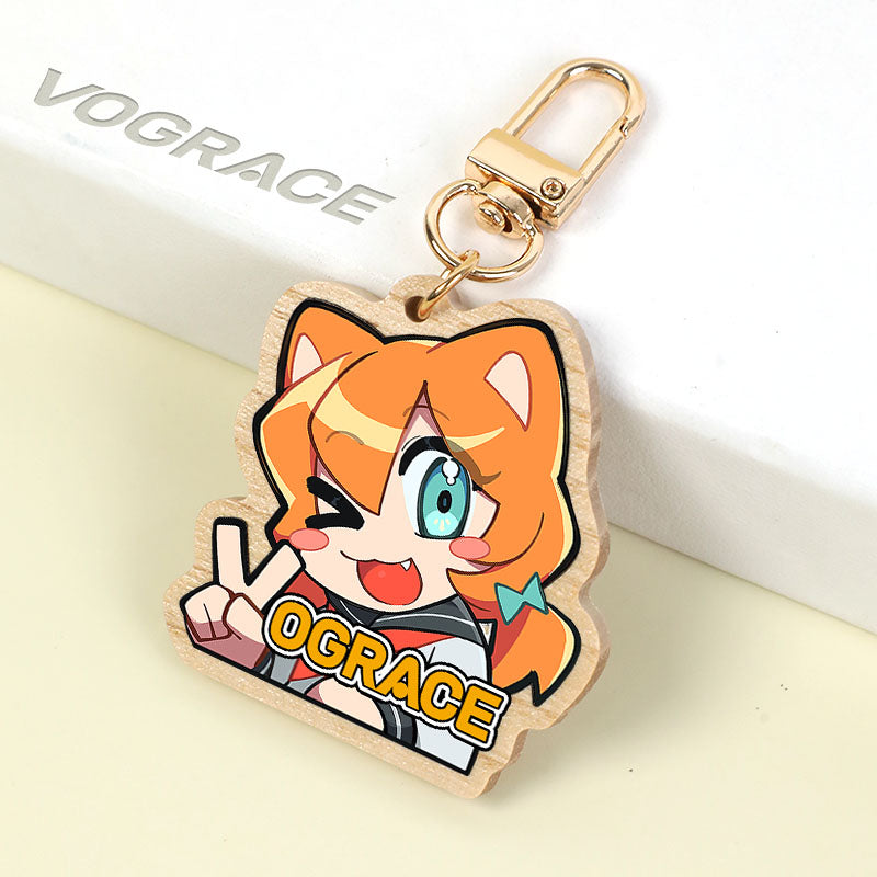 Chaveiros de Madeira Natural Personalizados 