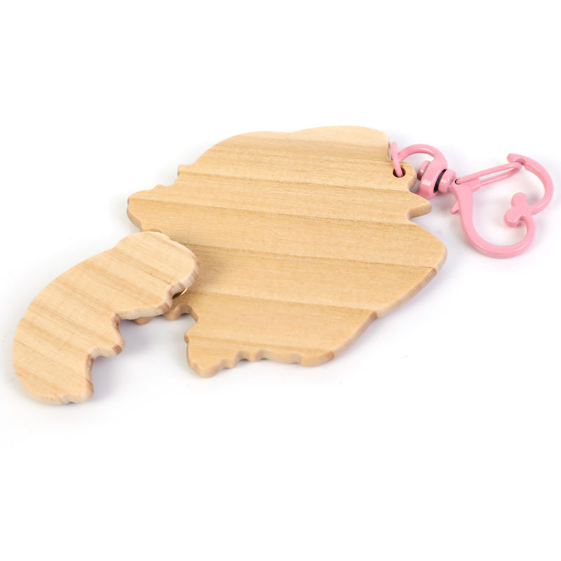 Custom Nature Wooden Spinning Keychains – VOGRACE