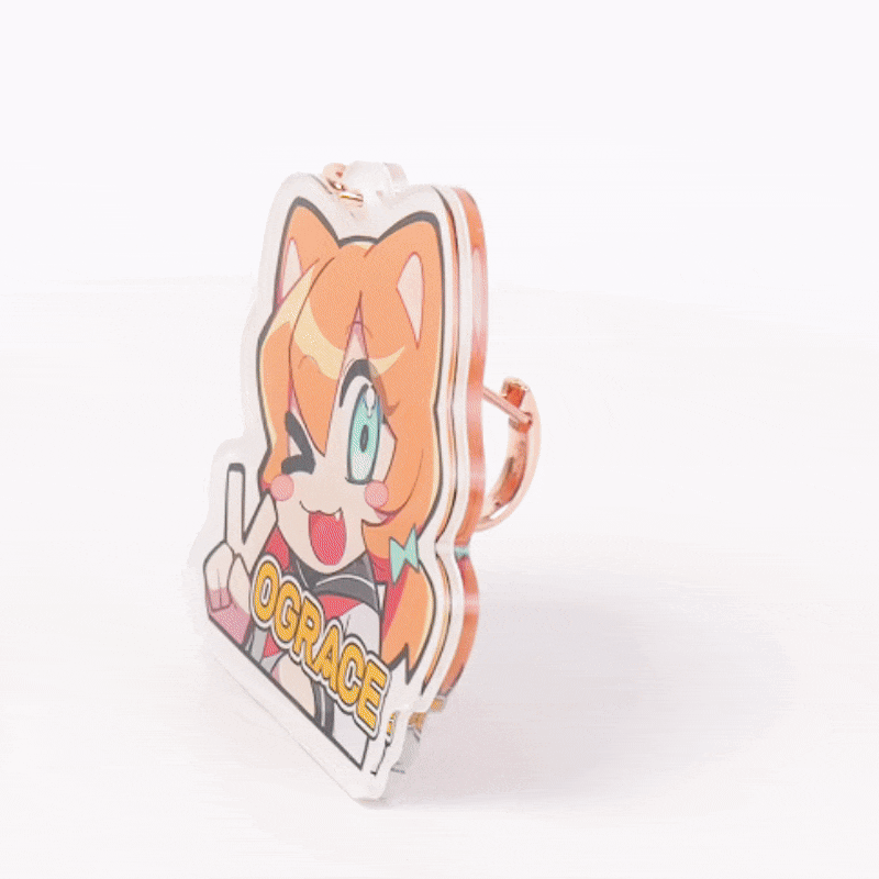 Custom Non Clear Acrylic Keychain