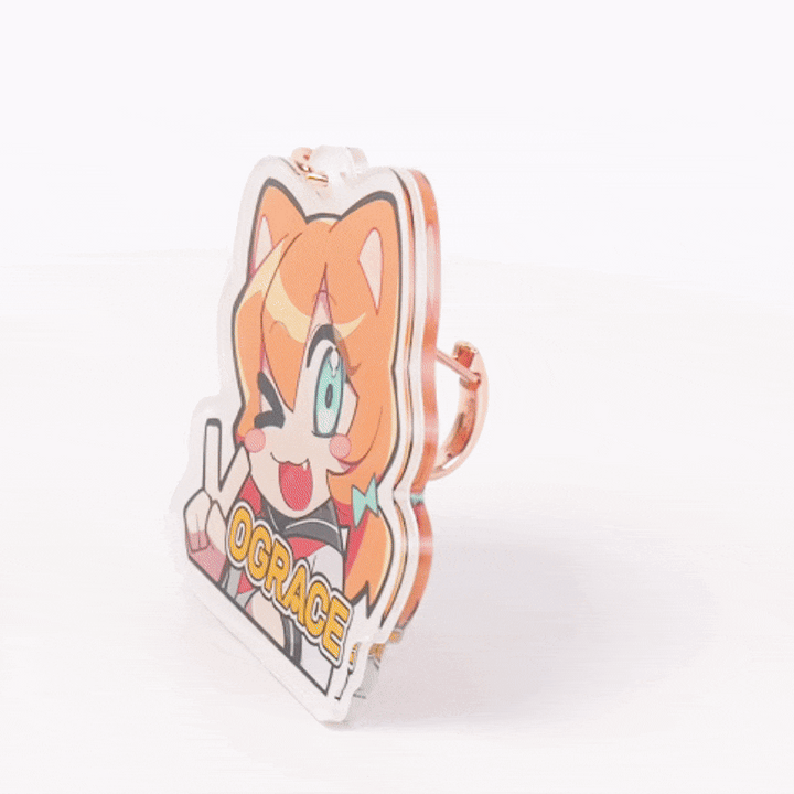 Custom Non Clear Acrylic Keychain