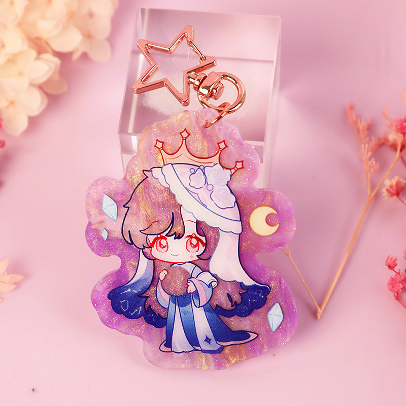 Custom Pearl Acrylic Keychains