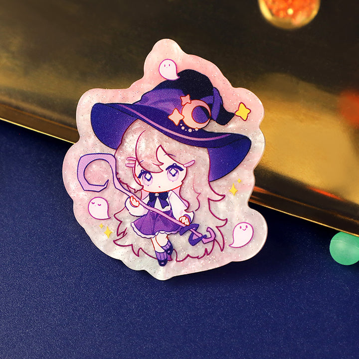 Custom Pearl Acrylic Pins