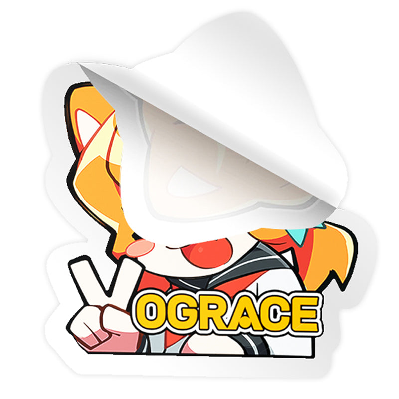 Custom Pearl Paper Stickers - VOGRACE