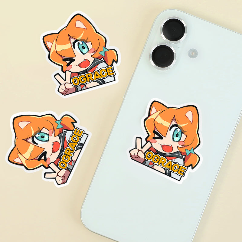 Custom Pearl Paper Stickers - VOGRACE