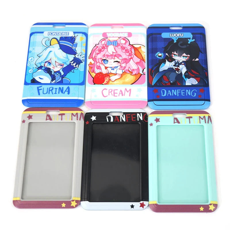 double-sided printing / black Custom Plastic Card Holder