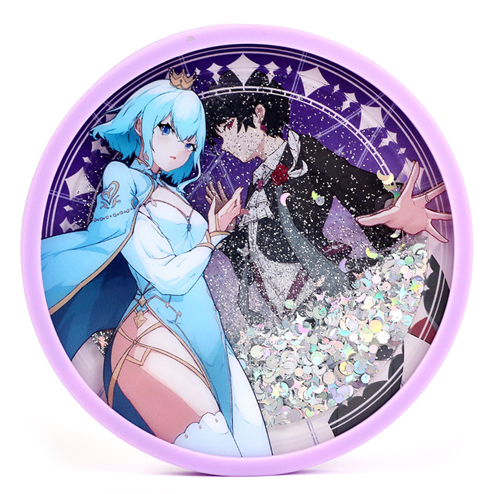 Custom Pre-filled Quicksand Liquid Shaker Acrylic Coasters - VOGRACE