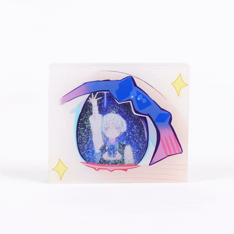 Jelly MUNGTAENGI WINTER VER. フォトカード付き Custom Pre-filled Quicksand Liquid Fridge Magnets – VOGRACE