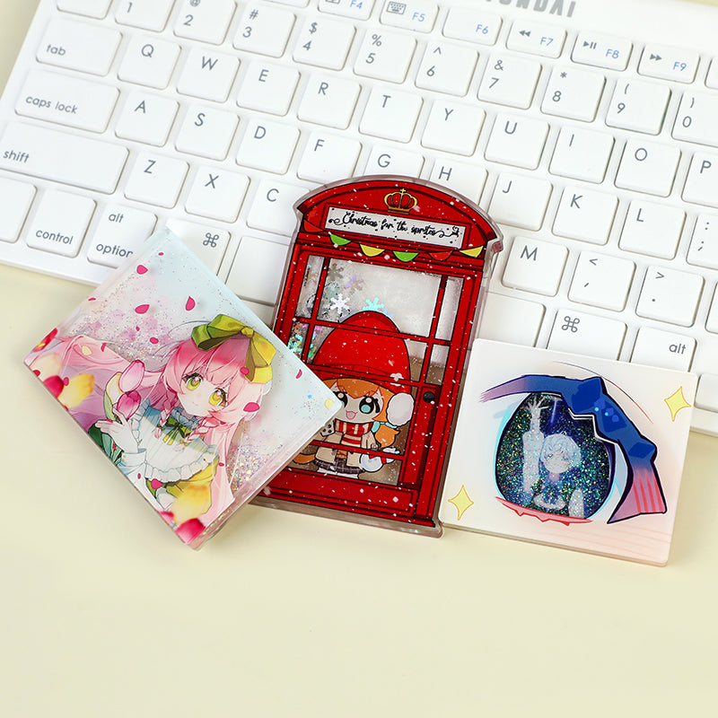 Custom Pre-filled Quicksand Liquid Fridge Magnets - VOGRACE