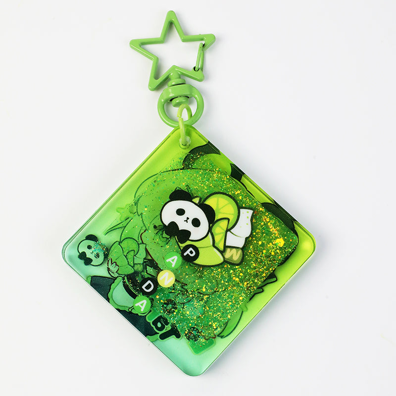 グリッターオイルアクリルキーホルダー オイル充填済 – VOGRACE