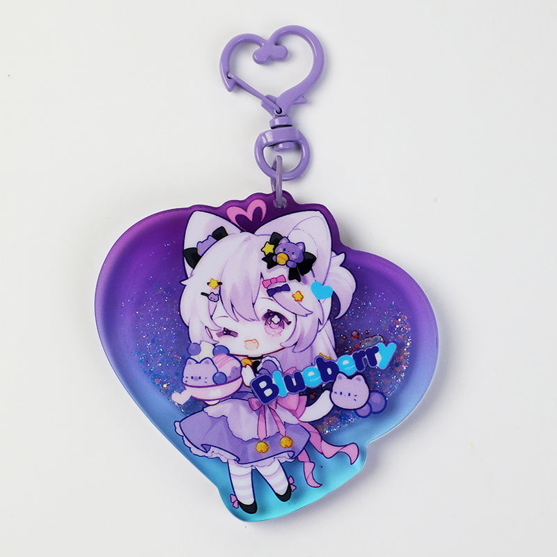 オイルインキーホルダー グリッターオイルアクリルキーホルダー オイル充填済 – VOGRACE