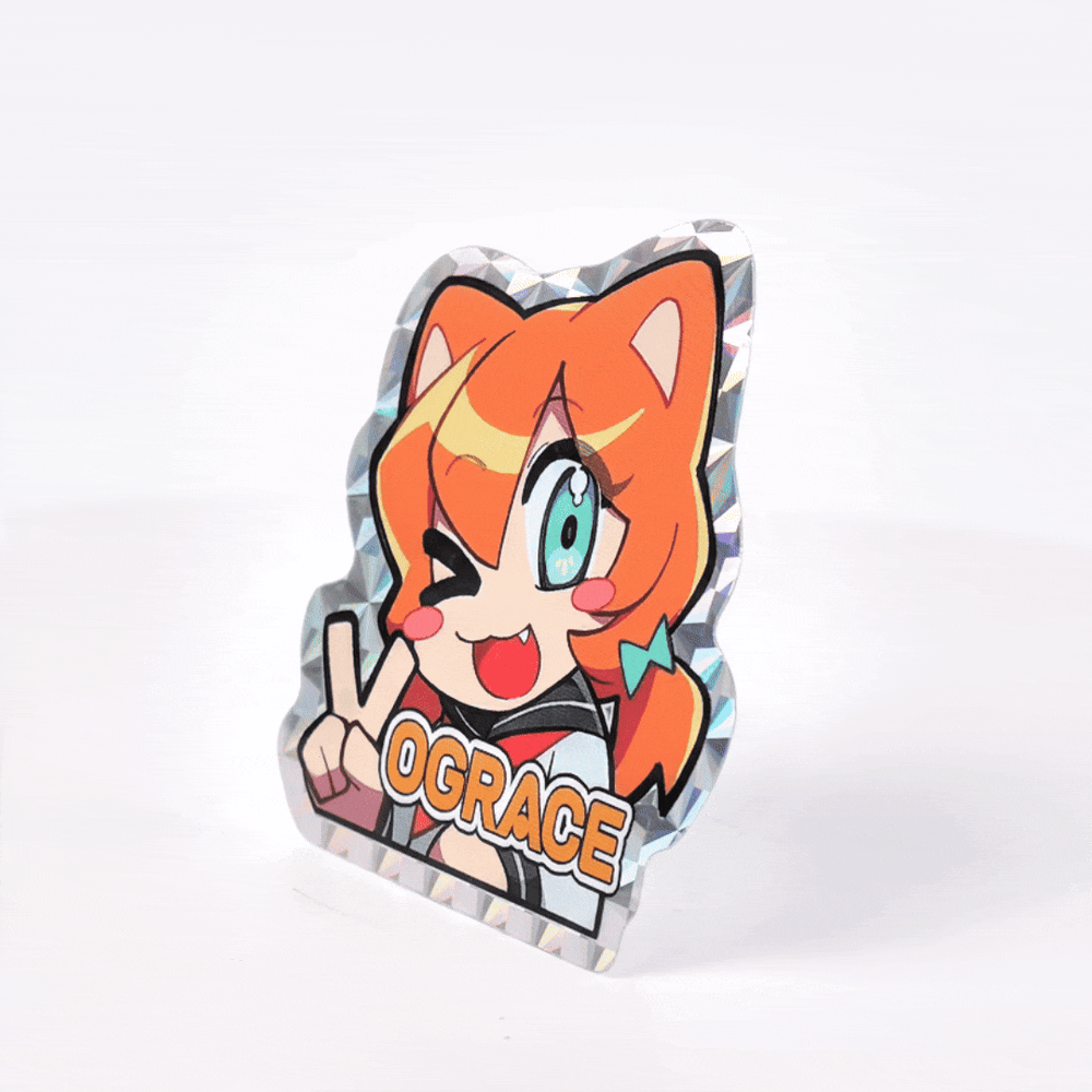 Custom Prismatic Stickers - VOGRACE