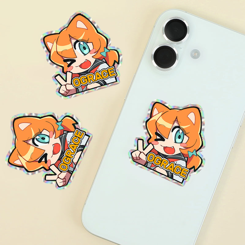 Custom Prismatic Stickers - VOGRACE
