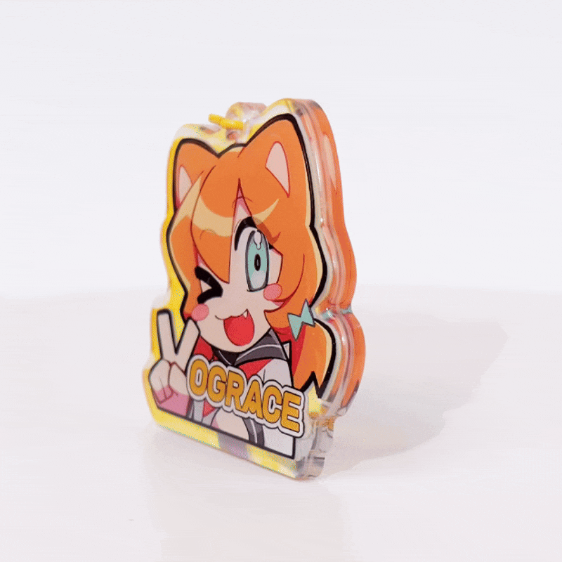 Custom Rainbow Acrylic Charms