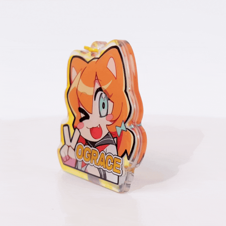 Custom Rainbow Acrylic Charms