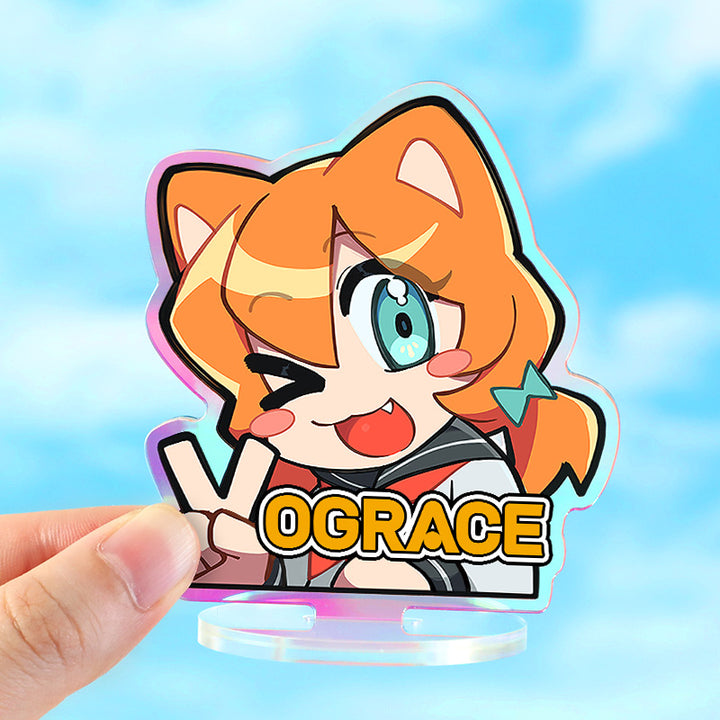 Custom Rainbow Acrylic Standees