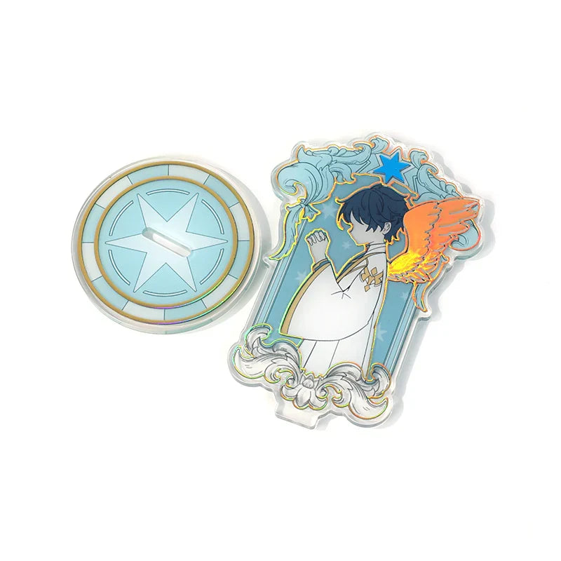Custom Raised Foil Printing Cold Foil Stamping Acrylic Standees