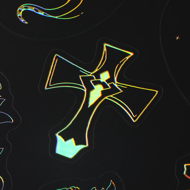 Custom Raised Foil Printing Sticker Sheet