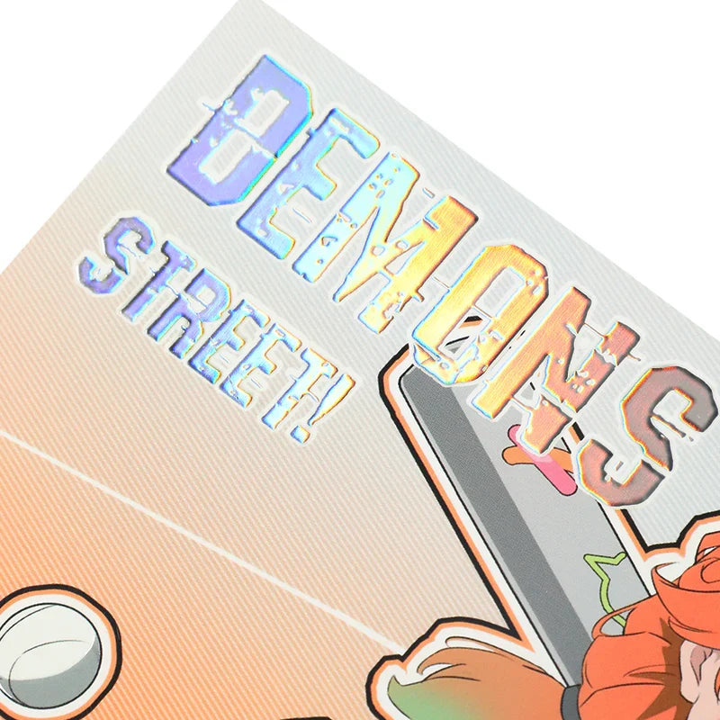 Custom Raised Foil Printing Holographic Thank You Cards Post Card Printing 102*152mm(Double sided different design) / 300g Coated Paper / double sided