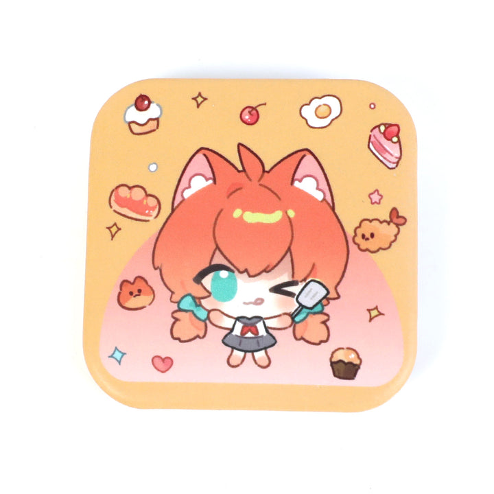 Custom Square Button Pins