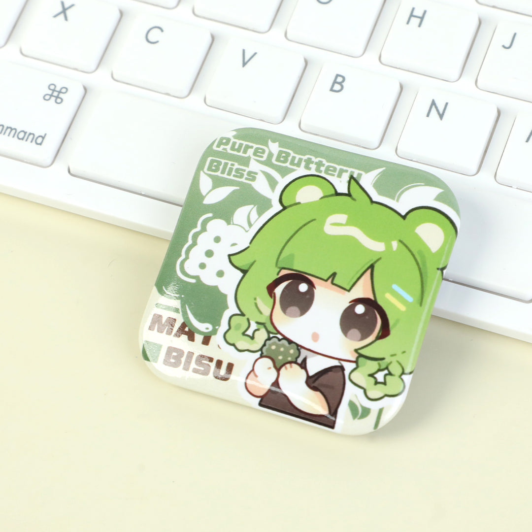 Custom Square Button Pins