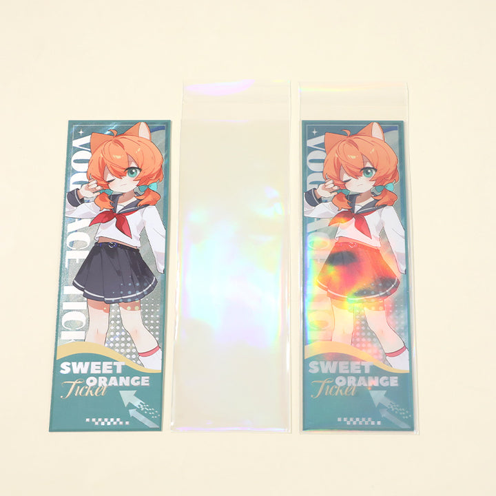 Custom Rasied Foil Stamping Holographic Ticket