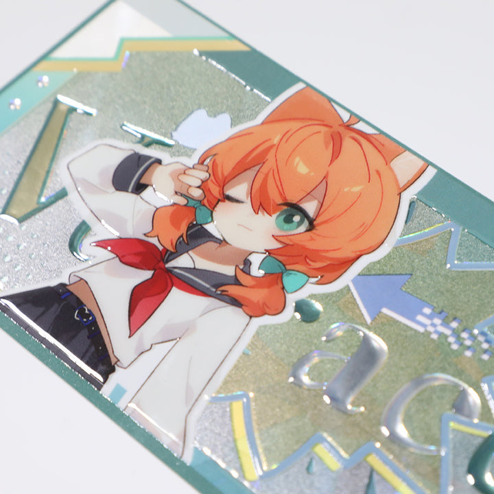 Custom Rasied Foil Stamping Holographic Ticket