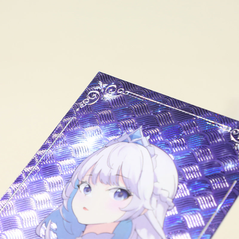 Custom Rasied Foil Stamping Holographic Ticket