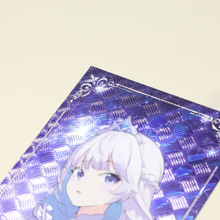 Custom Rasied Foil Stamping Holographic Ticket