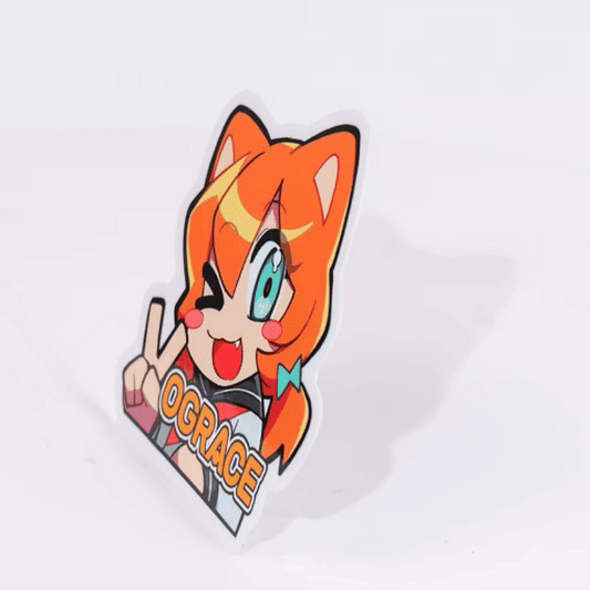 Custom Removable Vinyl Reusable Stickers - VOGRACE