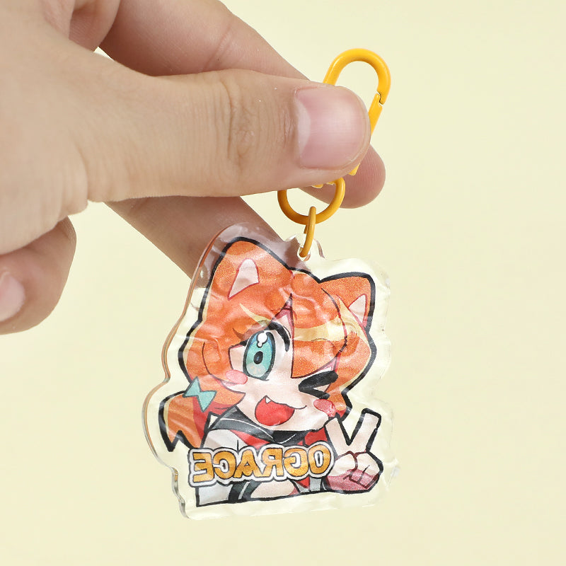 Custom Ripple Acrylic Keychains