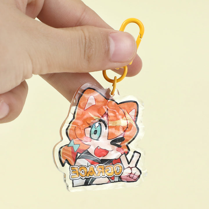 Custom Ripple Acrylic Keychains